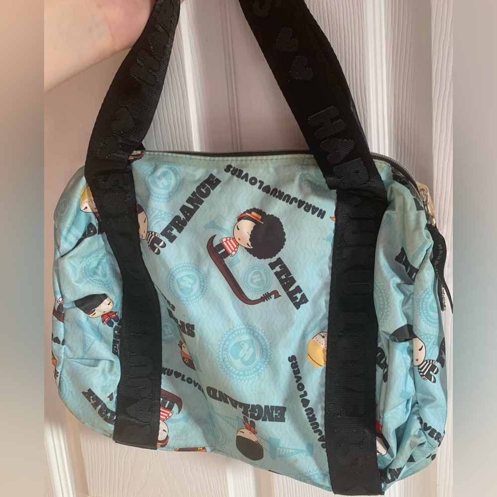 Harajuku Lovers Blue Handbag - Around The World